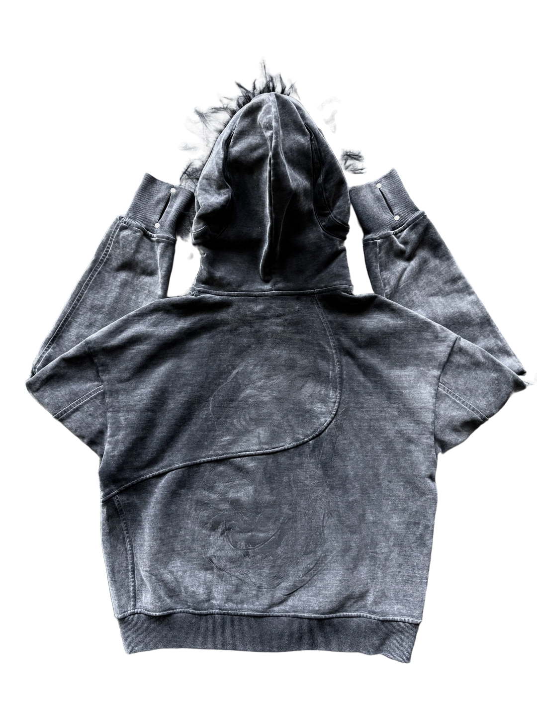“Aux” Fur-Zip (Stone)