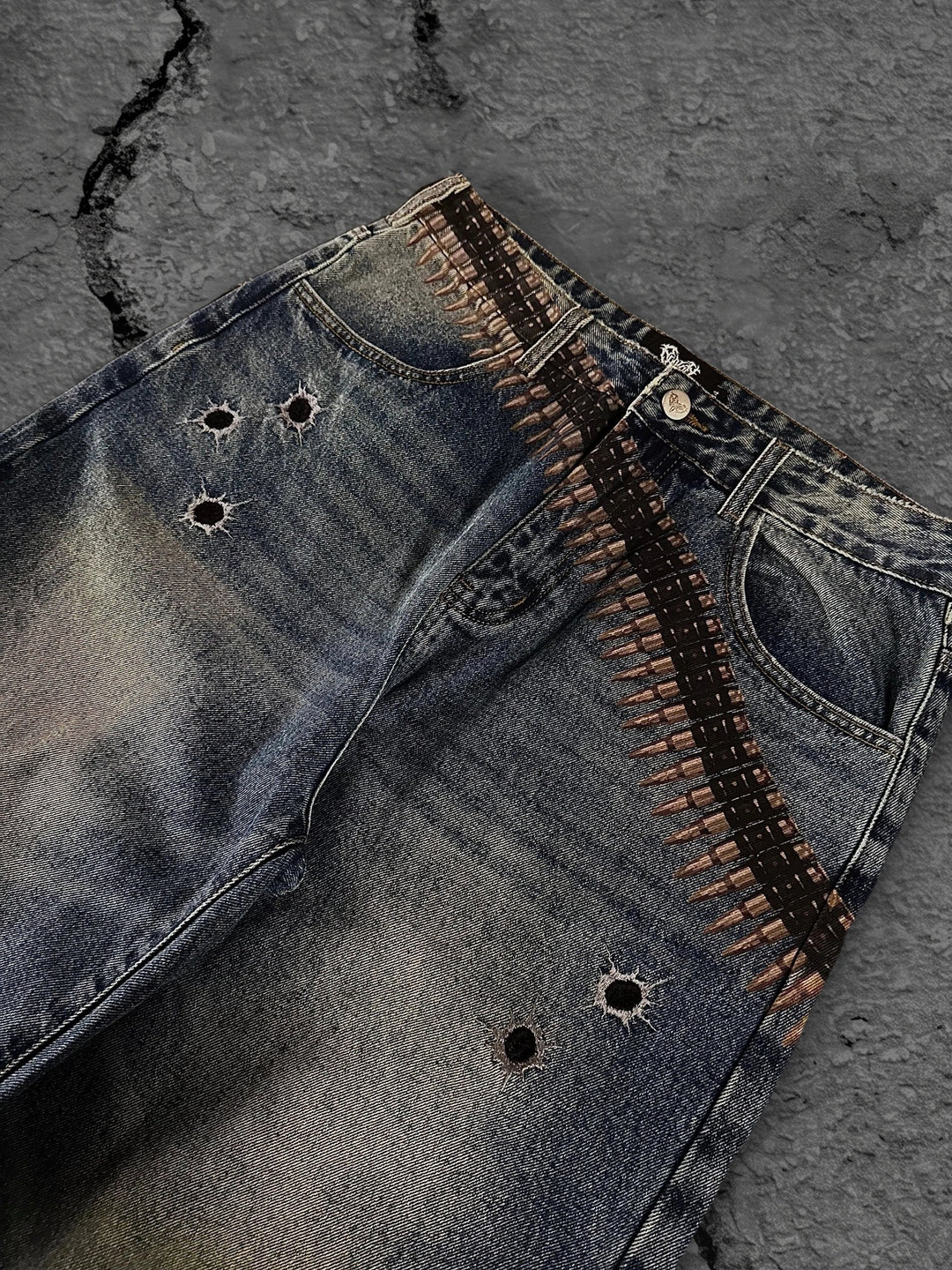 1400 bullet jeans blue
