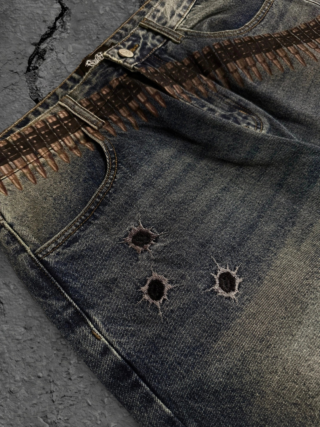1400 bullet jeans blue