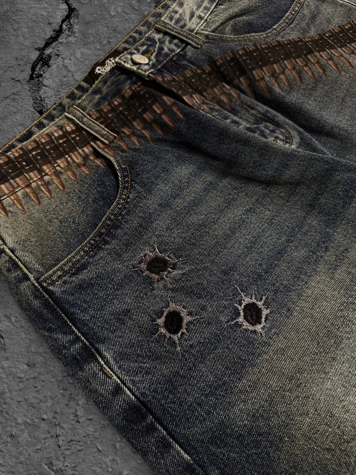 1400 bullet jeans blue