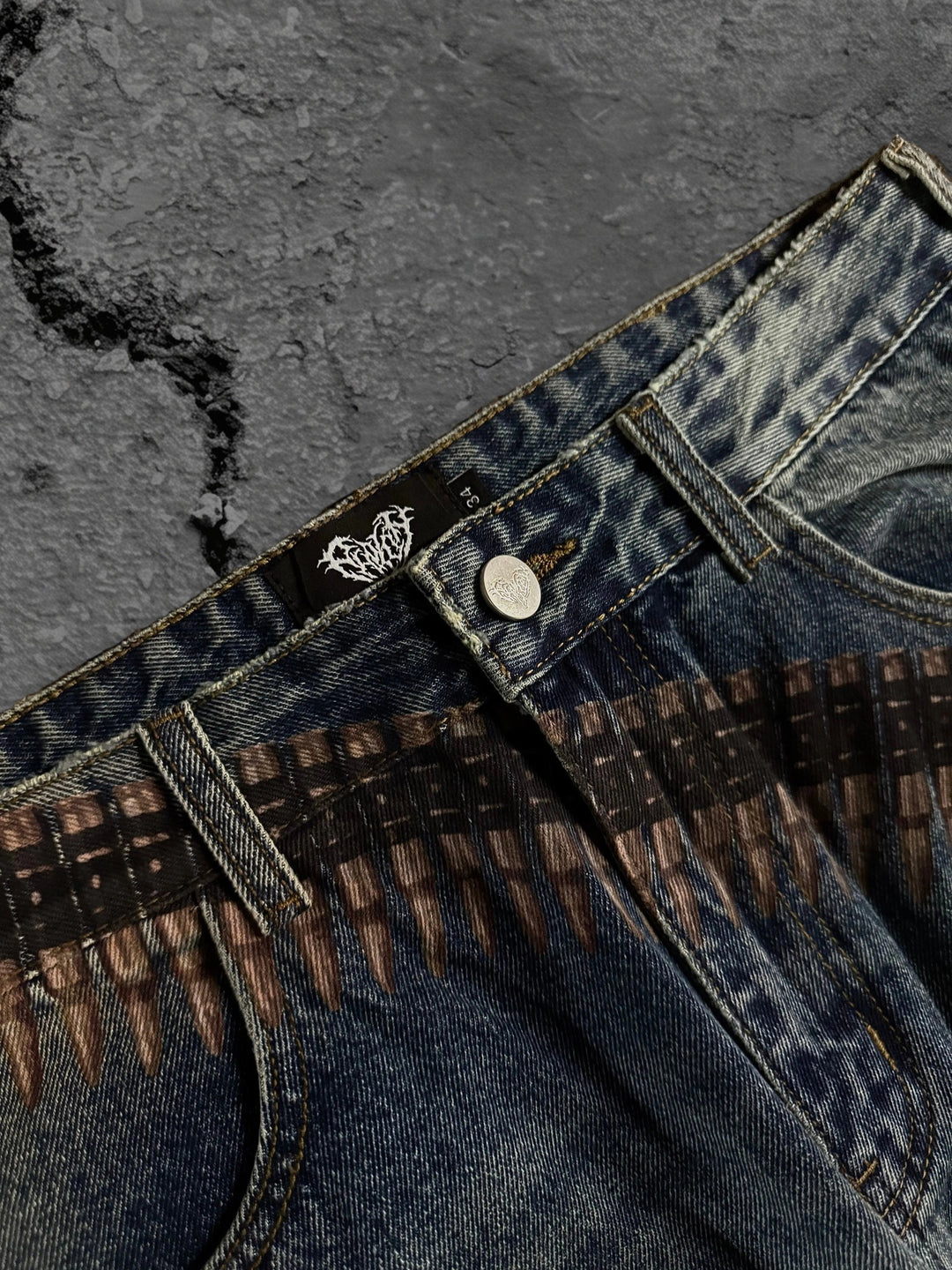 1400 bullet jeans blue