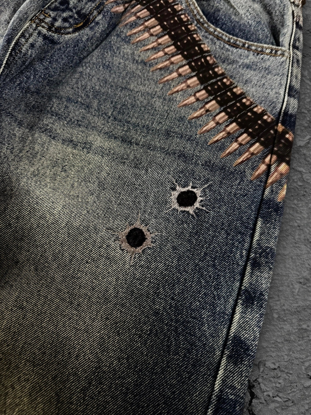 1400 bullet jeans blue