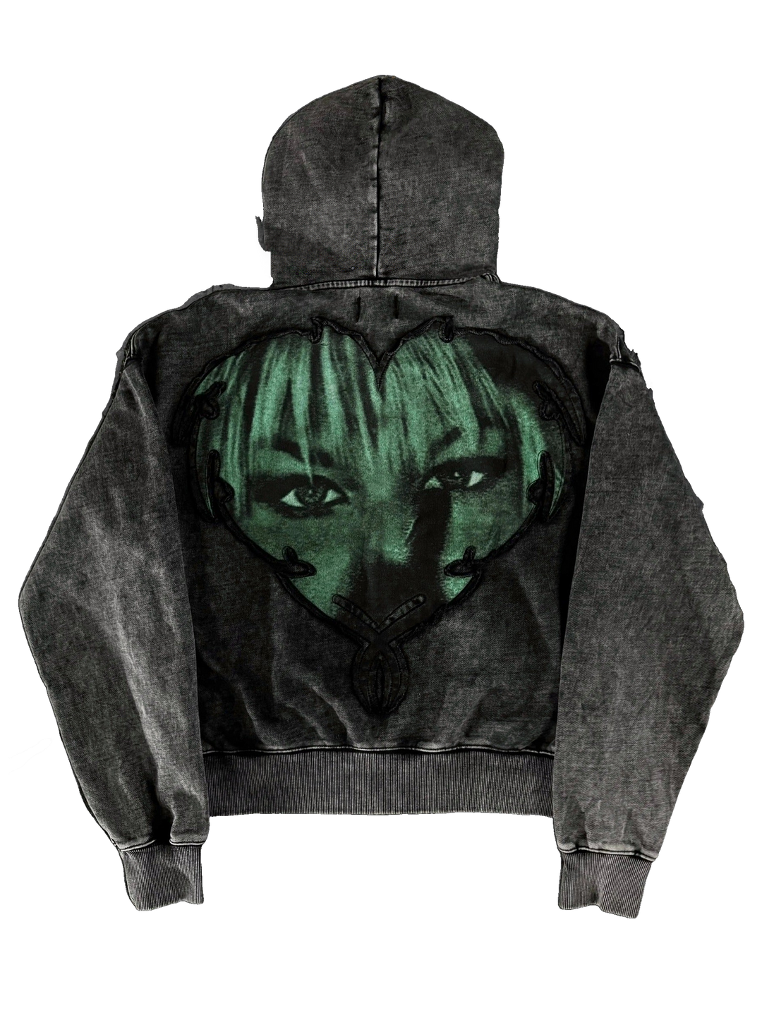 “Neon Love” Zip-Up — cutout