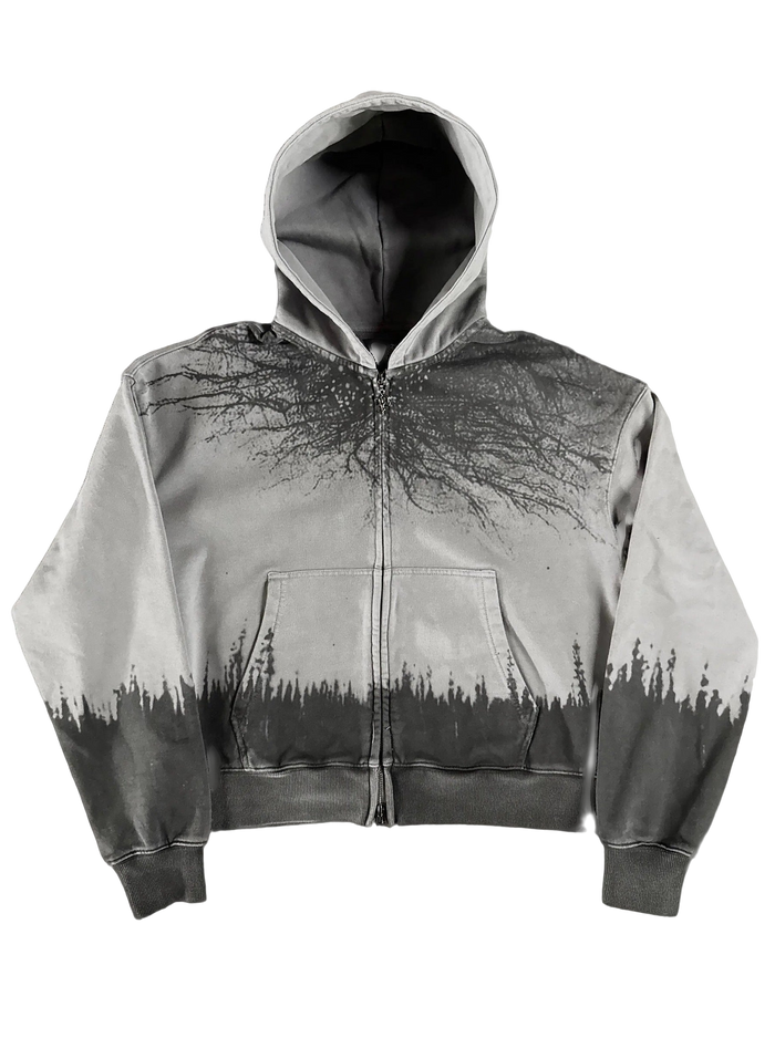 "Lands of Horror” Zip-Up