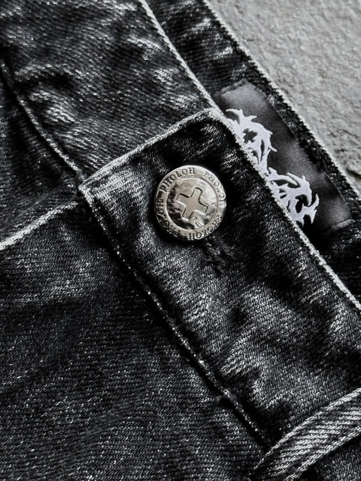 “Ichigo” Flared Jeans (Black)