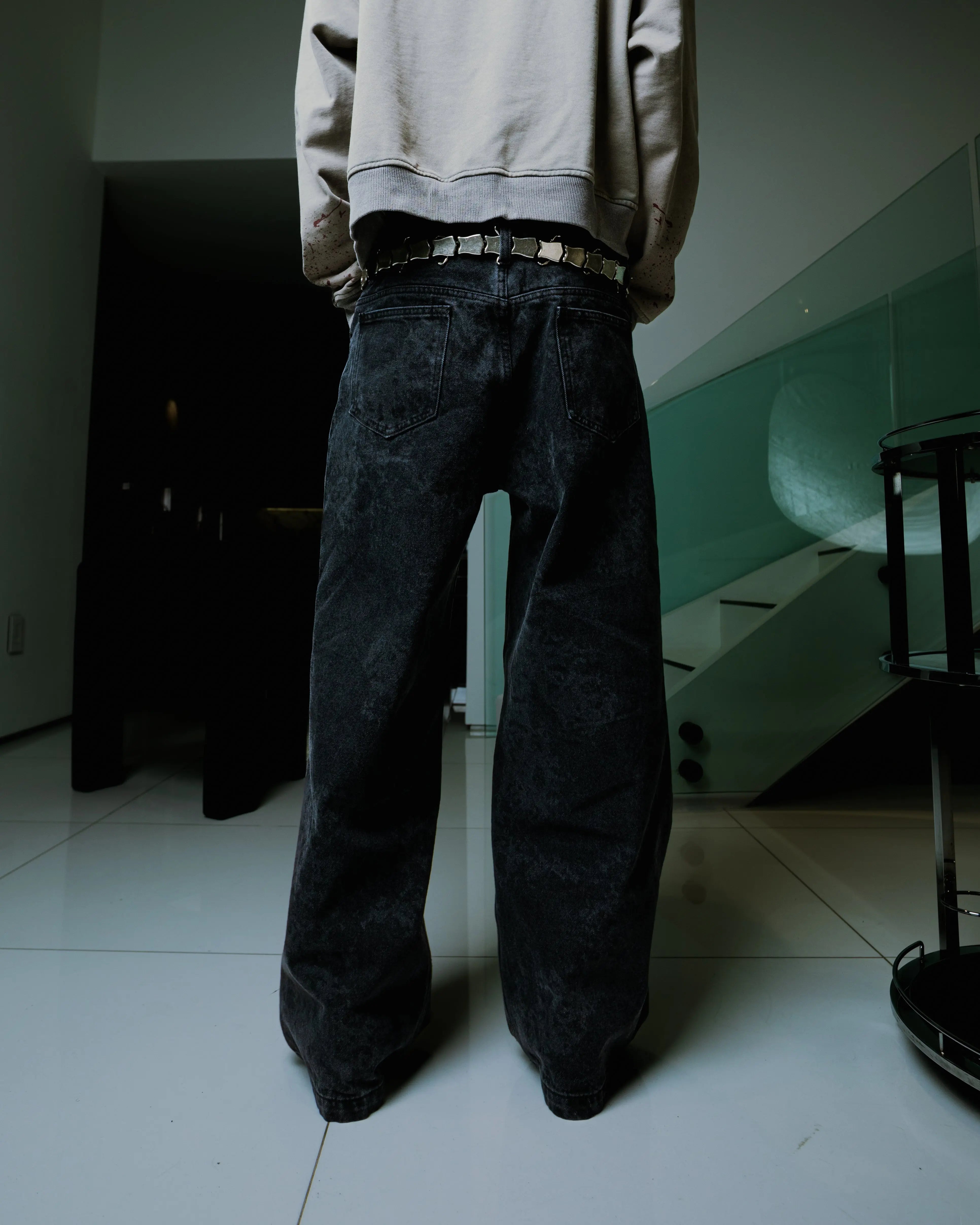 Abstract” Jeans (Black) – pholoh