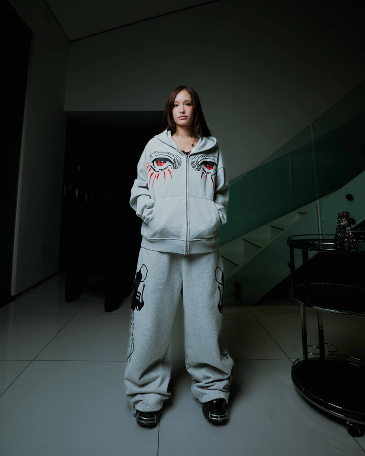 “AOT” Zip-Up (Grey) pholoh