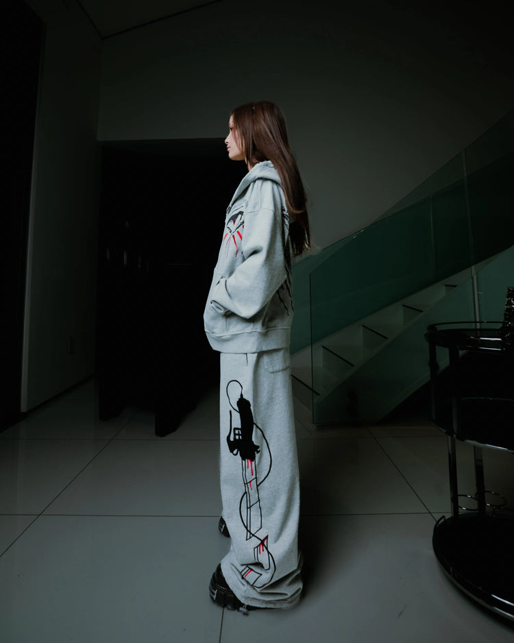 “AOT” Zip-Up (Grey) pholoh