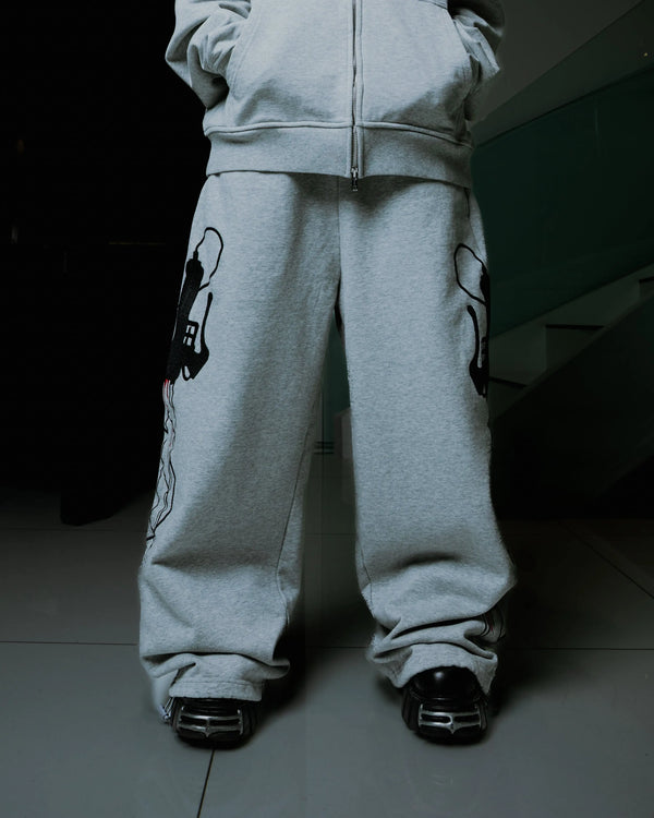 “AOT” Sweats (Grey) - Second Image