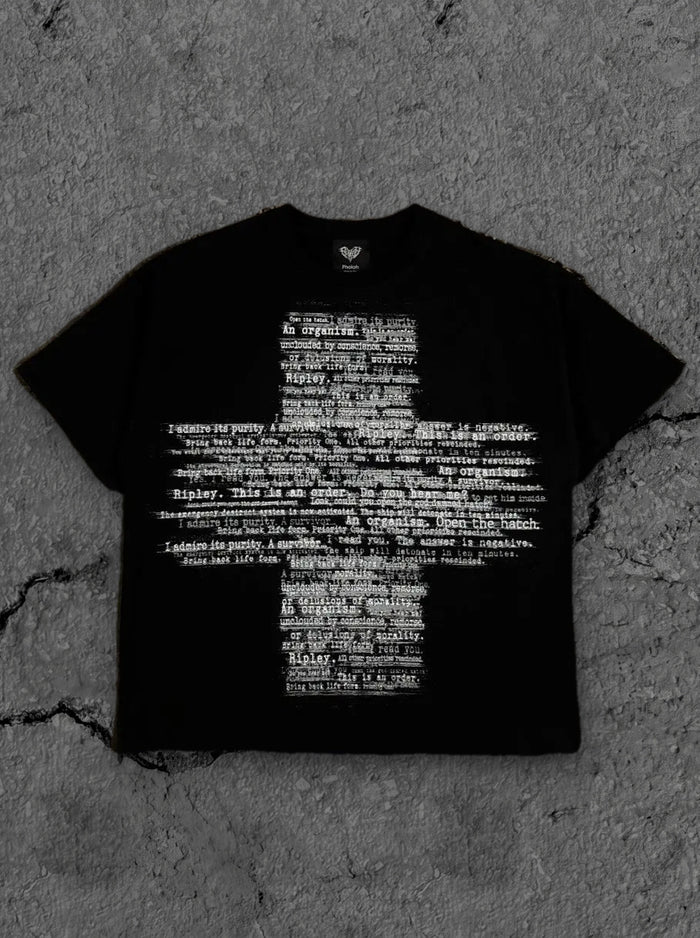 “2-Alien” T-Shirt (Black)