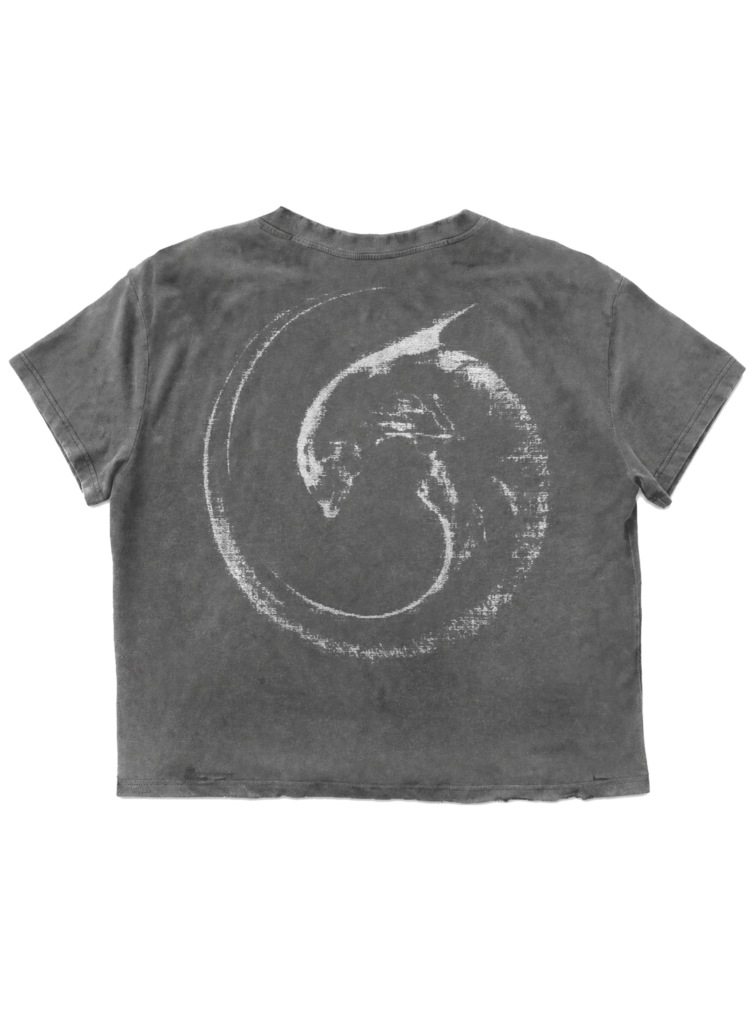 2-Alien T-Shirt Grey back