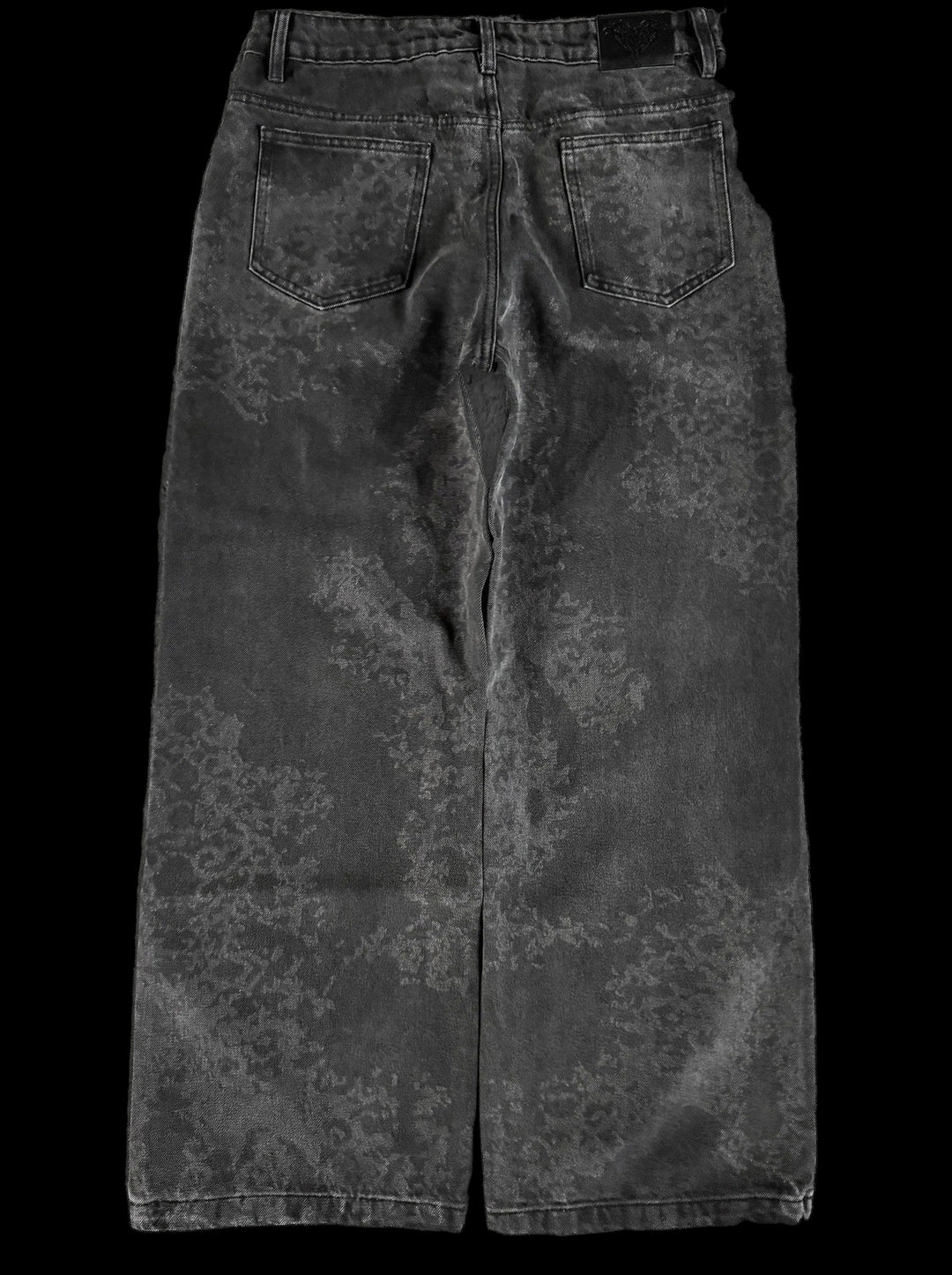 “Abstract” Jeans (Grey) — on black