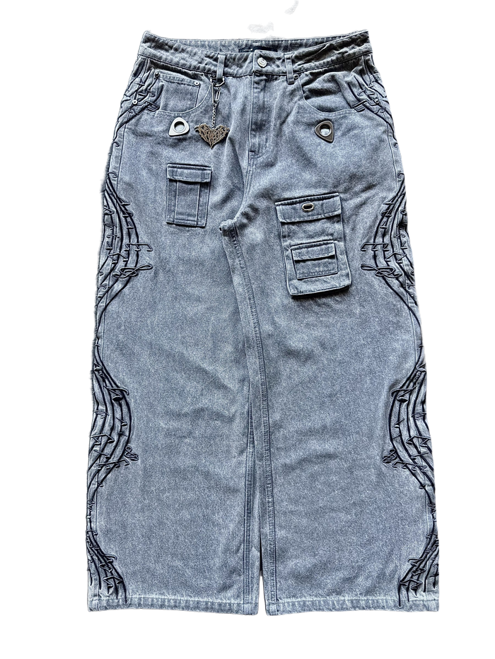 “Löded Diper” Jeans (Grey)
