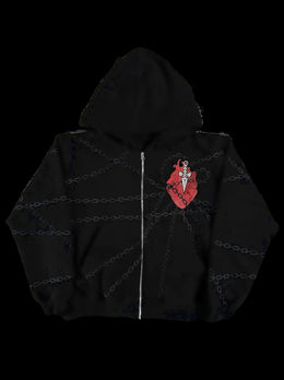"Kurapika" Zip-Up (Black)