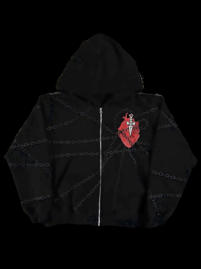 "Kurapika" Zip-Up (Black)