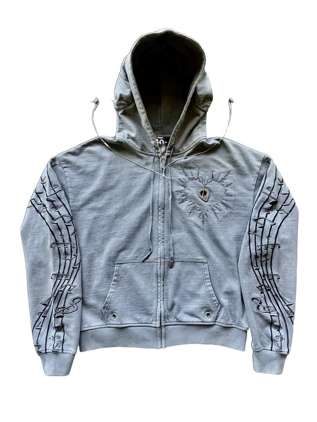 “808” Zip (Grey)