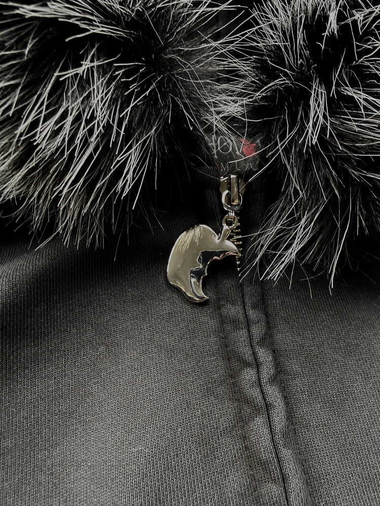 “Ryuk” Fur-Zip (with Scarf)