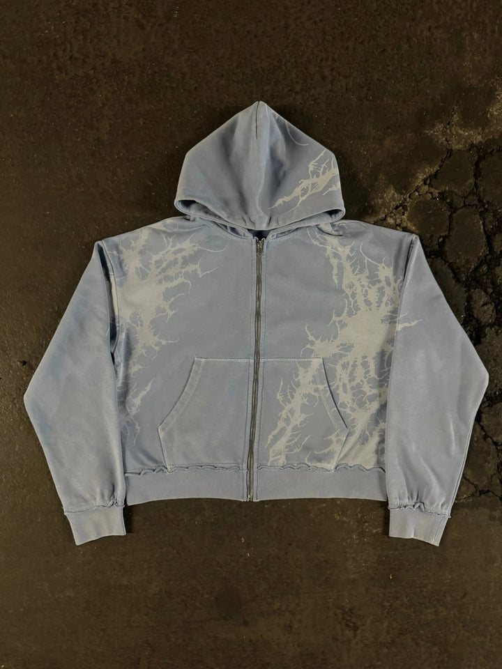 “Venom” Zip-Up (Baby Blue) pholoh