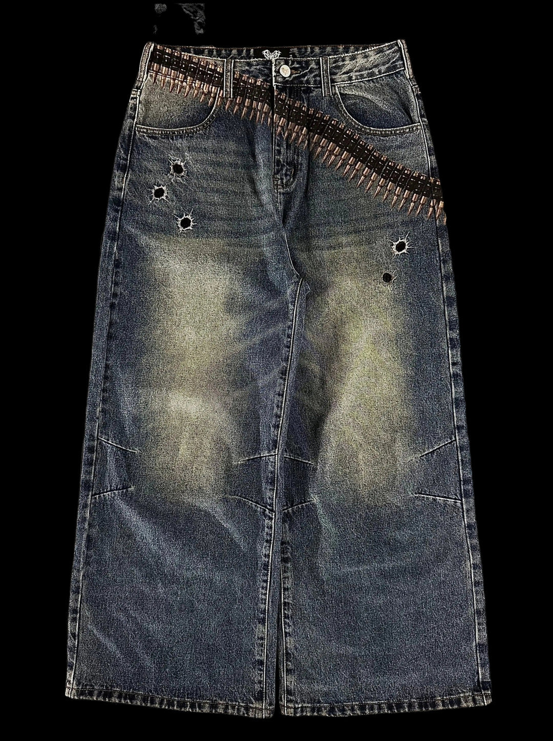 "Bullet” Jeans (Blue) — on black