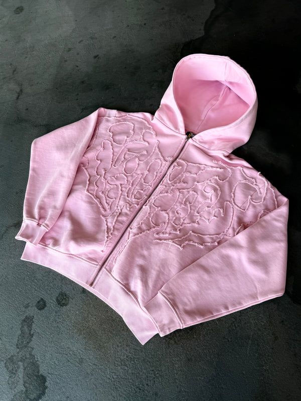 
    
      “Pholoh” Zip-Up (Light Pink)
    
