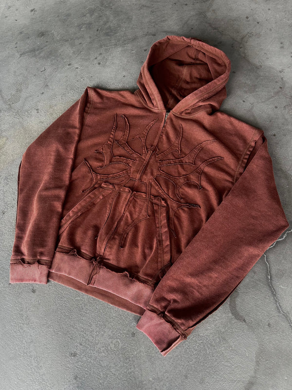 
    
      "Phantom Troupe" Zip-Up (Rust)
    
