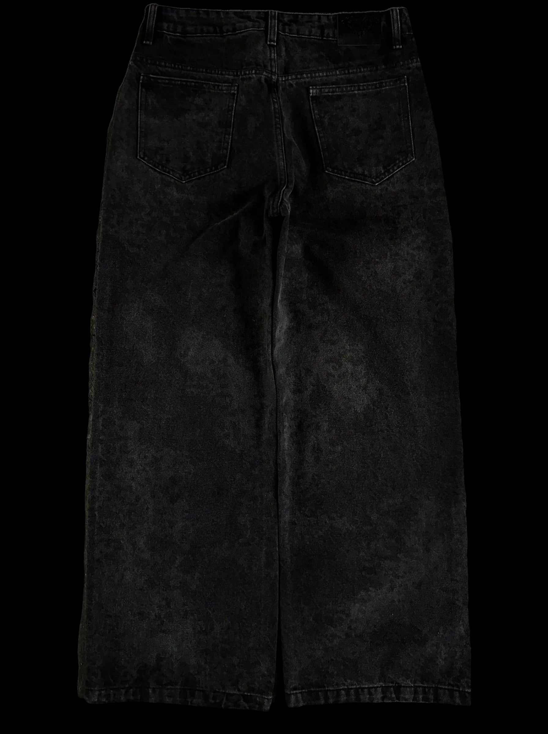 Abstract” Jeans (Black) – pholoh