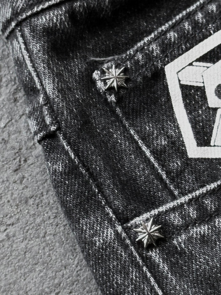 “Ichigo” Flared Jeans (Black)