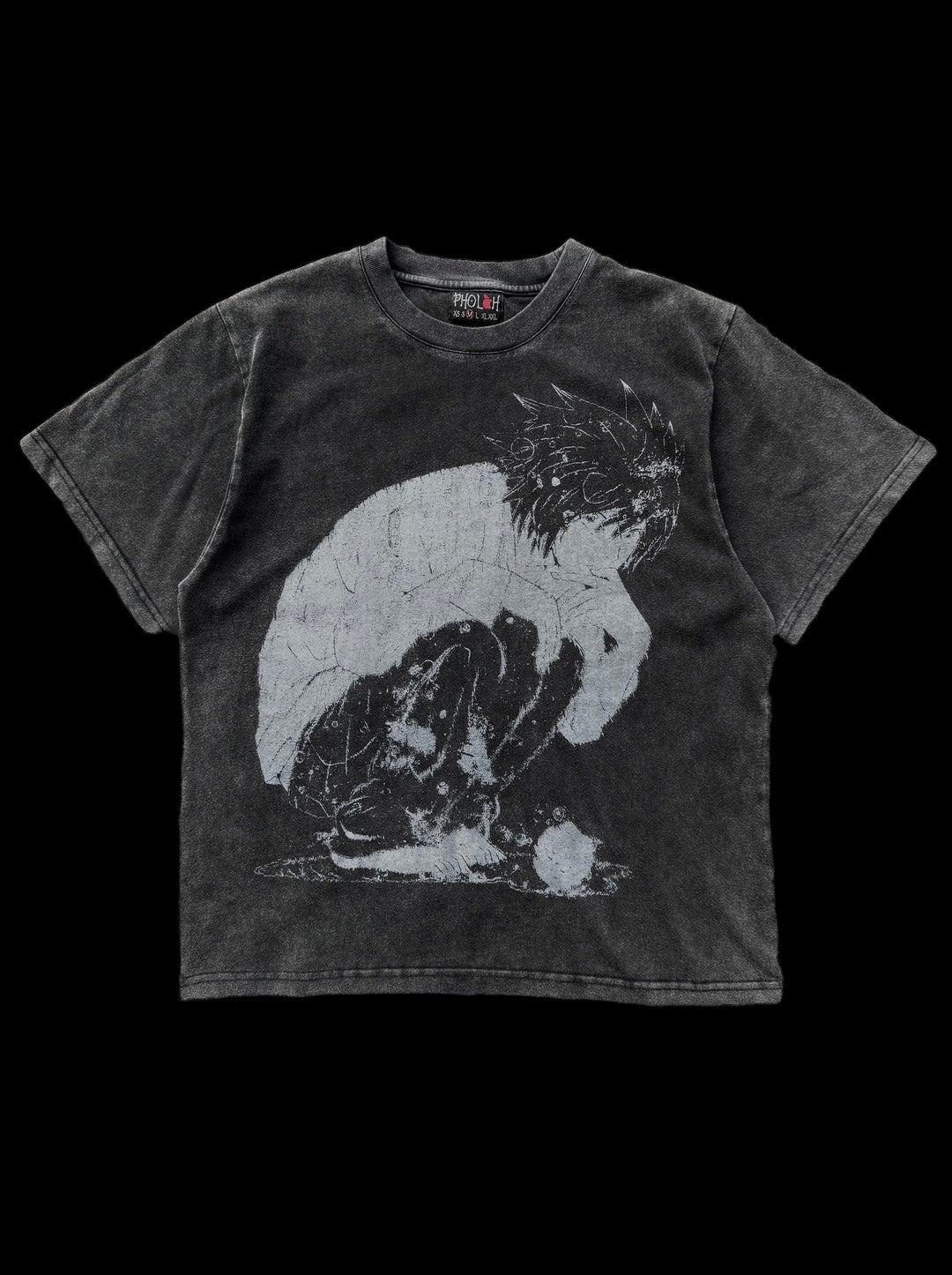 “L” T-Shirt — on black
