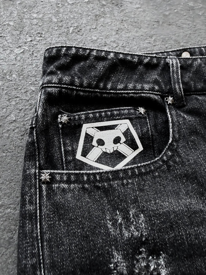 “Ichigo” Flared Jeans (Black)