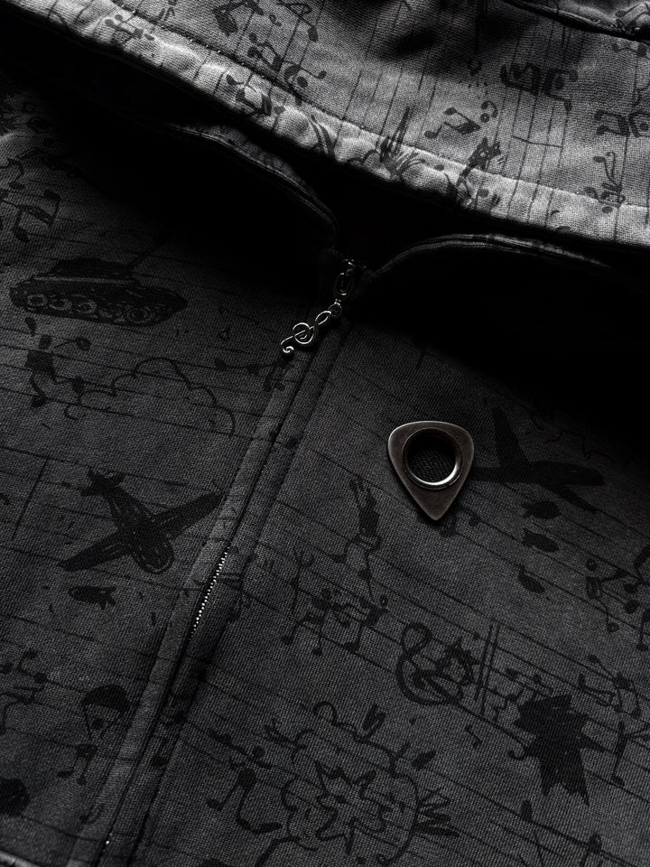 “Warchestra” Zip-Up (Black)