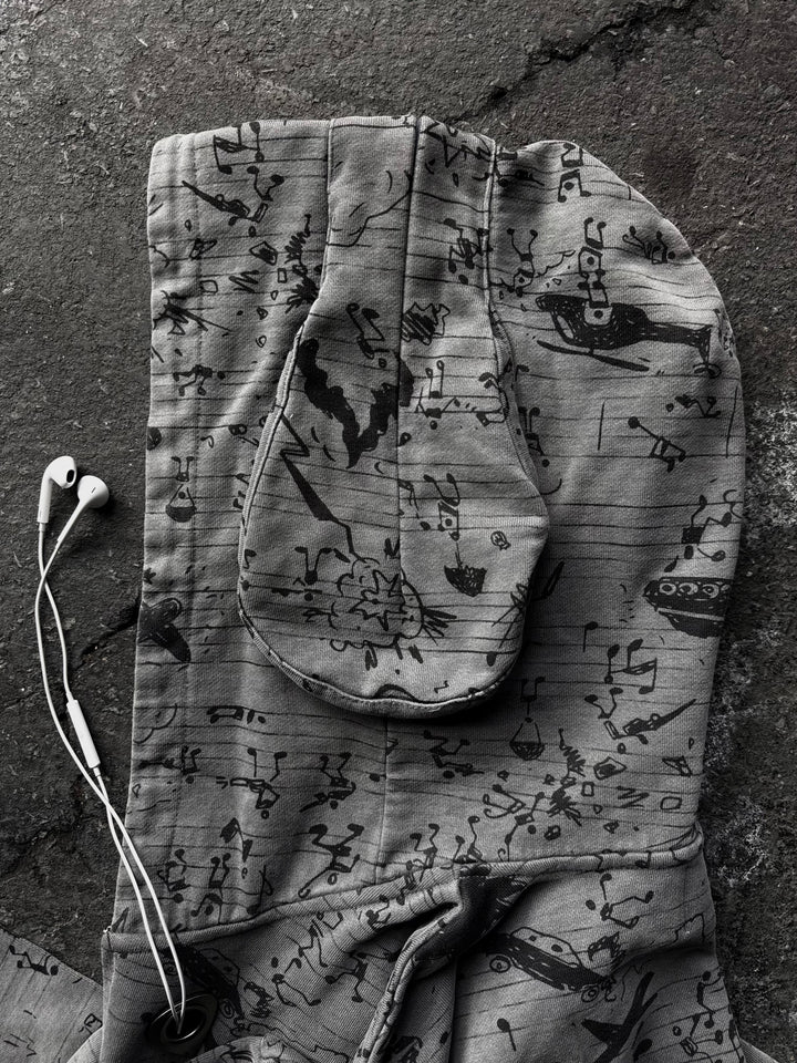 “Warchestra” Zip-Up (Grey)