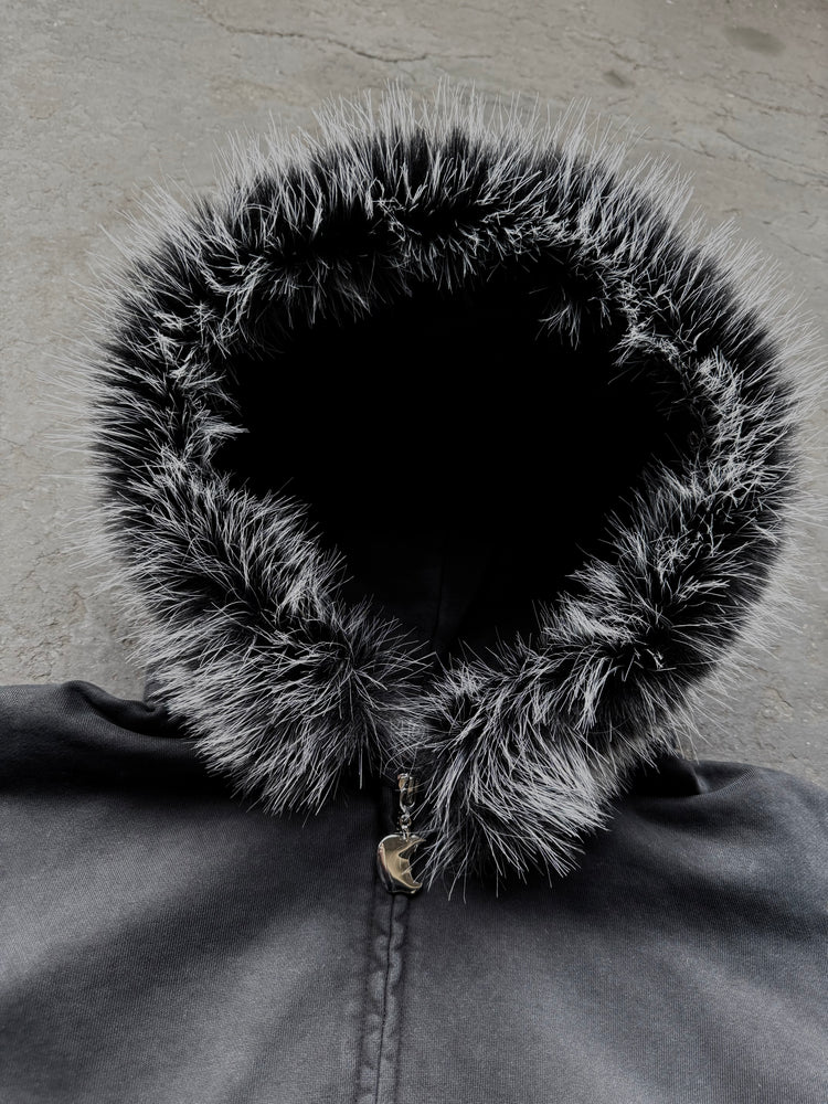 “Ryuk” Fur-Zip (with Scarf)