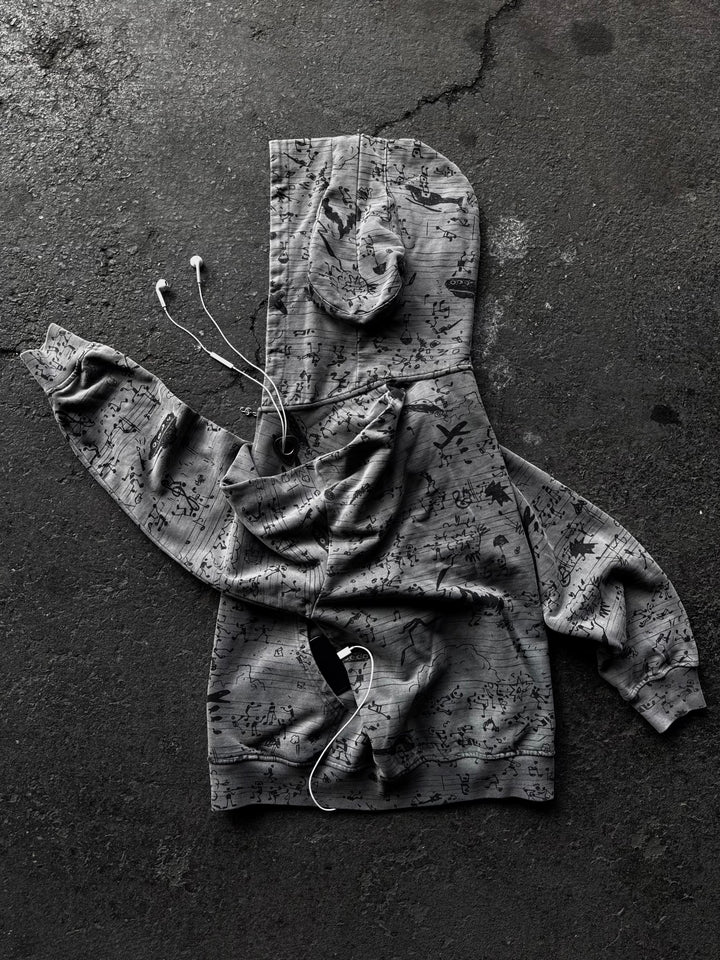 “Warchestra” Zip-Up (Grey)