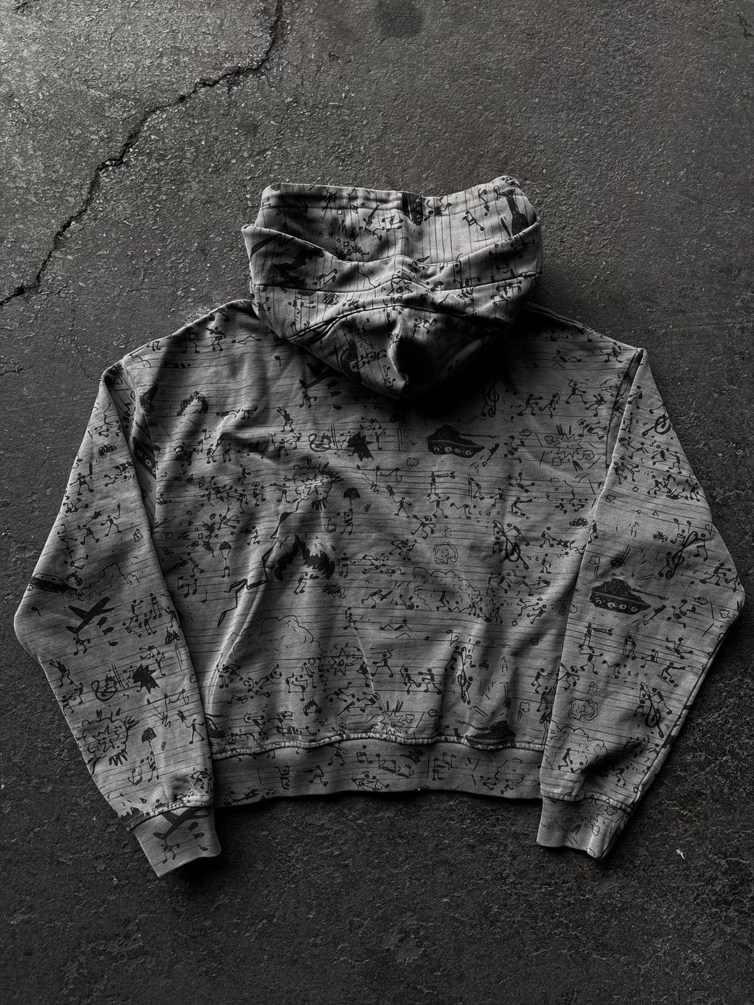 “Warchestra” Zip-Up (Grey)