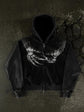 "Scissor Hands" Zip-Up