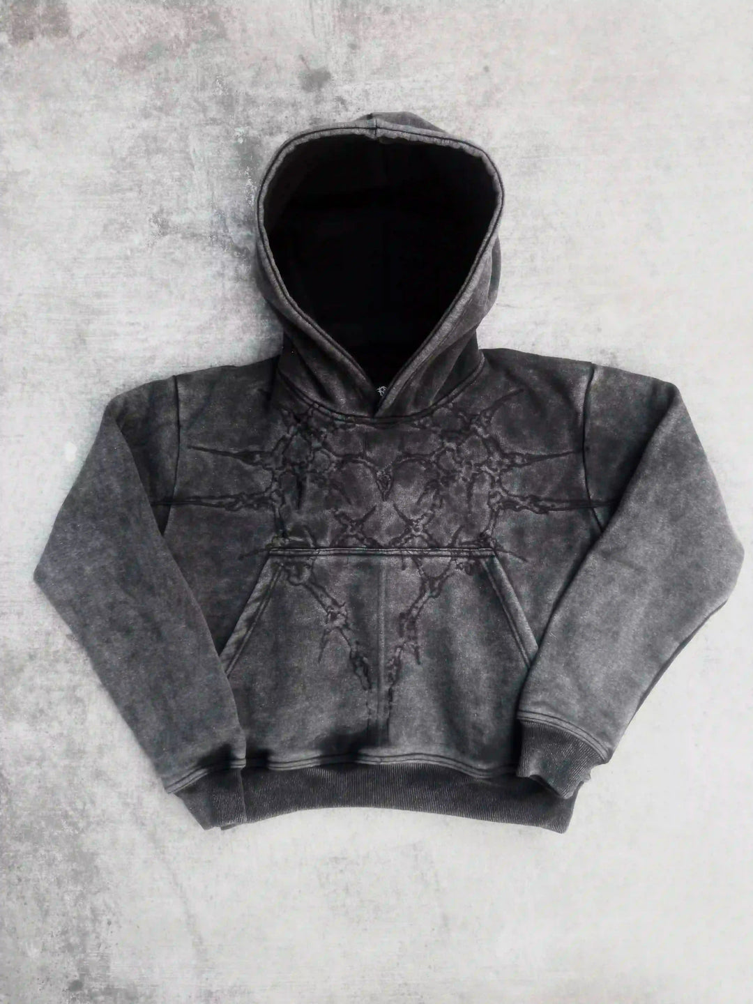 "Half a Million" Embroidered Hoodie (Black) pholoh