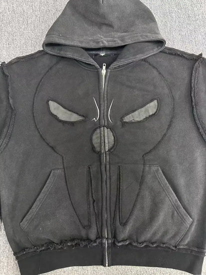 “Soul Eater” Zip-Up (Stone) pholoh