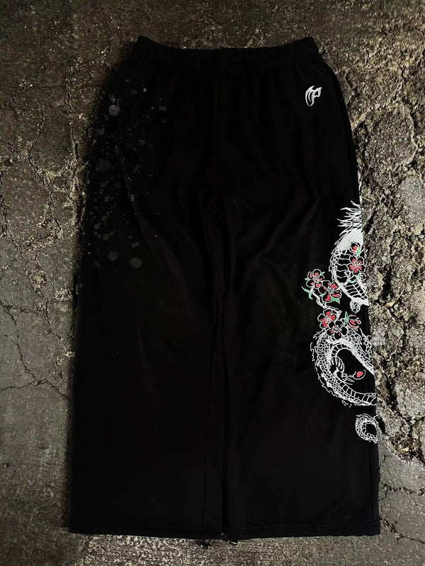 "Dragon" Sweats (Black) - Second Image