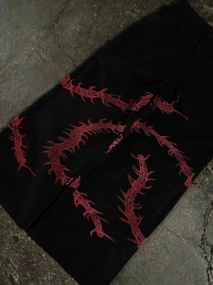 “Ghoul” Jeans (Wine) pholoh