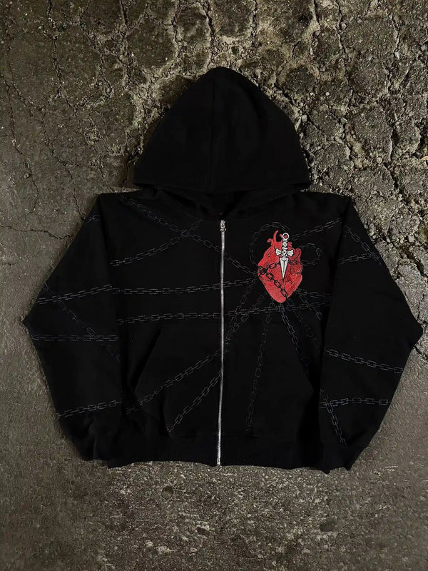 
    
      "Kurapika" Zip-Up (Black)
    
