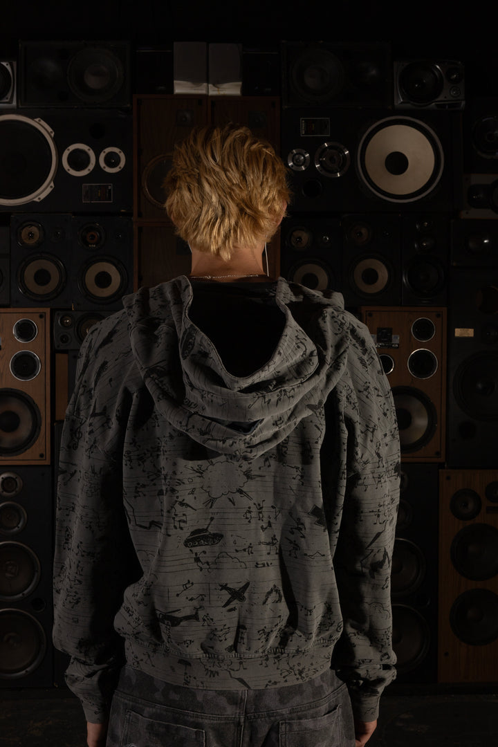 “Warchestra” Zip-Up (Grey)