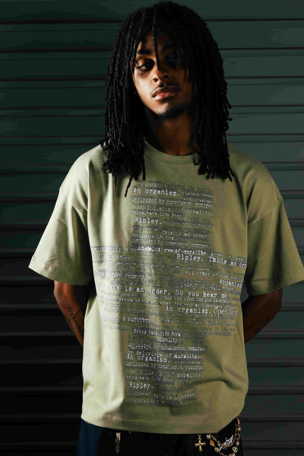 “2-Alien” T-Shirt (Mint) - Second Image