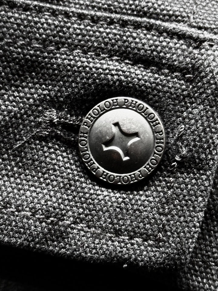"HUNK" Canvas Placket Zip