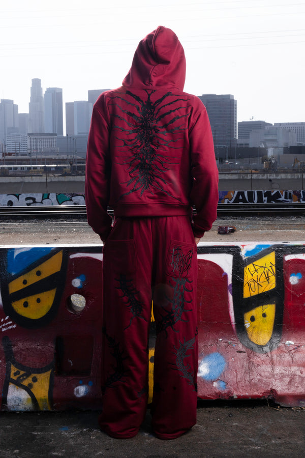 “Ghoul” Zip-Up (R+B) - Second Image