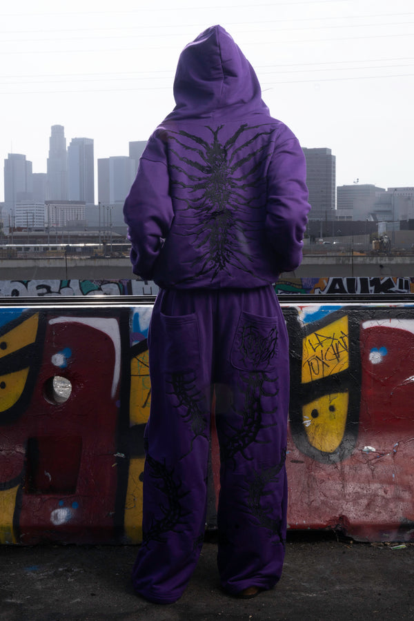 “Ghoul” Zip-Up (Purple) - Second Image