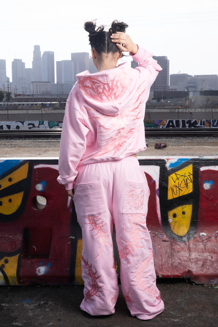 “Ghoul” Sweats (Light Pink)