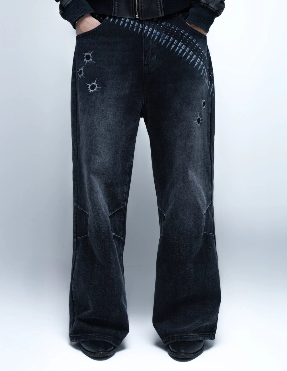 "1400" bullet jeans (black) pholoh