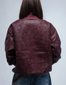 "Ghoul" Jacket (Wine) pholoh