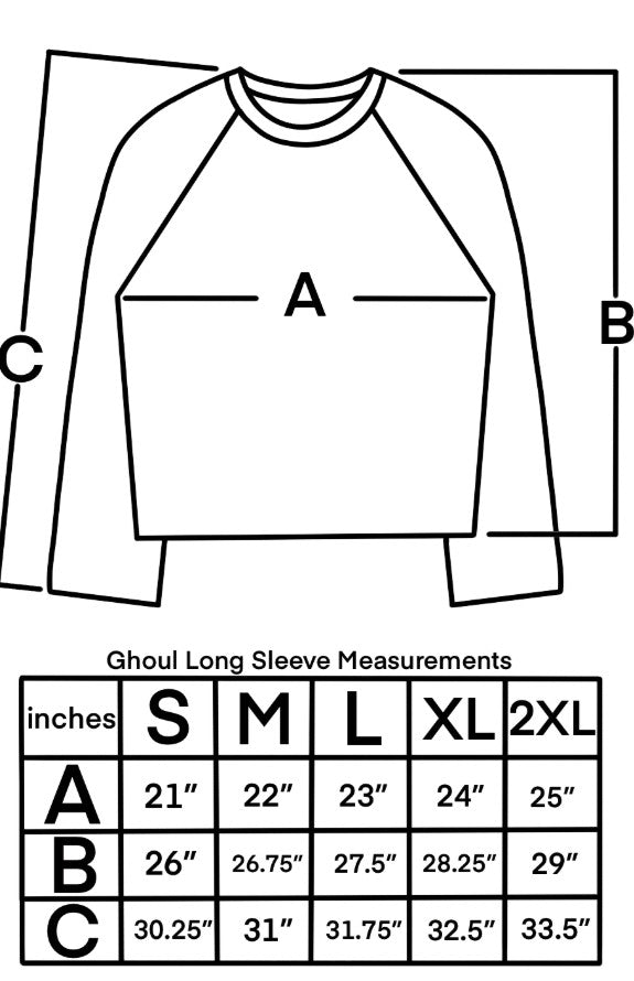 "Ghoul' Long-Sleeve (Grey)
