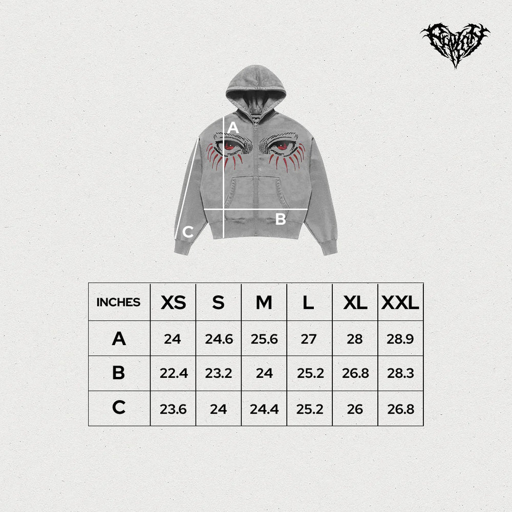 “AOT” Zip-Up (Grey)